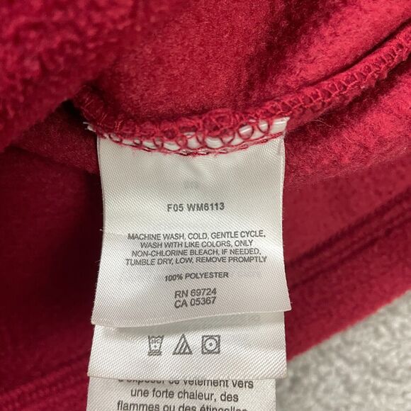 Columbia Steens Mountain Fleece Jacket Men Medium Red Full Zip High Neck Outdoor - Picture 8 of 12